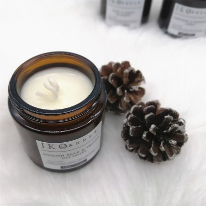 200g - IKO Aroma Candle Relaxing Candle Scent Aromatherapy Romantic Lilin Wangi Aroma Terapi 香薰蜡烛蠟燭