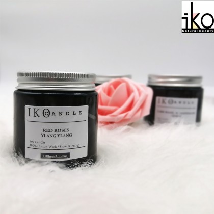 200g - IKO Aroma Candle Relaxing Candle Scent Aromatherapy Romantic Lilin Wangi Aroma Terapi 香薰蜡烛蠟燭