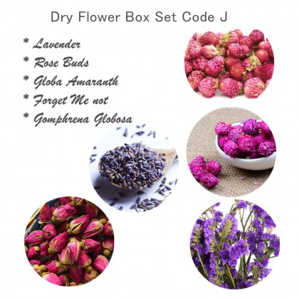 Box of Natural Dried Flowers for Soap, Candle, Frame Decor DIY | Bunga Kering untuk DIY Bingkai, Mas Kahwin